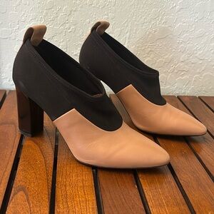 Via Spiga Italian leather booties - 9.5 beige & black